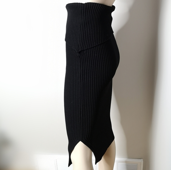 Zara Knit Ribbed Tube Skirt Medium - Picture 3 of 8